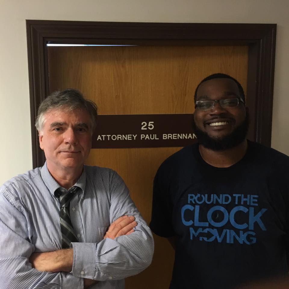 Round The Clock Moving representative in an office